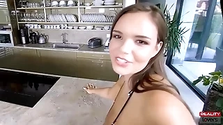 Busty Czech Teen Sofia Lee in POV